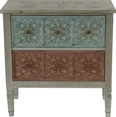 Immagine prodotto di Cassettiera Aveiro mobile credenza Look shabby, vintage, 80x79x40cm