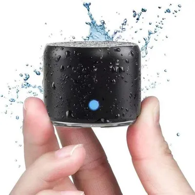 Zdjęcie produktu dla Kompaktowy, wodoodporny głośnik Bluetooth - Mini głośnik Bluetooth - Mocny bas i czysty dźwięk - Jednostka - Czarny