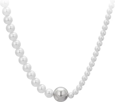 Produktbild von joella damen halskette - silber, one size