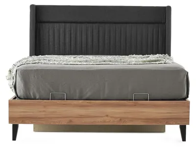 Obrázek produktu pro Rám postele Manželská postel Postel Dřevěná postel Hnědé rámy postelí Ložnice