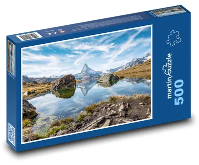 Obrázek produktu pro Puzzle 500 Švýcarské Alpy - Matterhorn - martinpuzzle