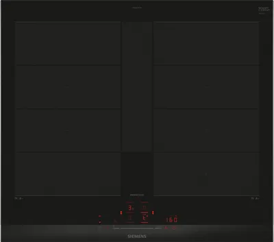 Image de Siemens Extraklasse iQ700 EX675HYC1M Table de cuisson à induction, 60 cm, noir Avec cadre à poser, Home Connect