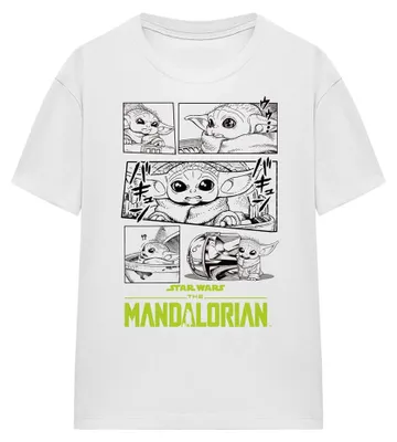 Obrázek produktu pro Star Wars: The Mandalorian – dámské tričko TV34003 (S) (bílé)