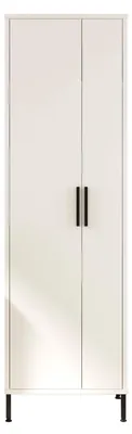 Immagine prodotto di Armadio multifunzionale in legno "Jienna" - 50 x 36 x 165 cm - Bianco