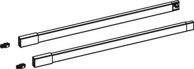 Produktbild von Hettich 9149290, Stahl, 500 mm, 1 Stück(e)