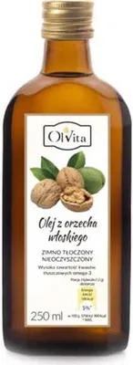 Obrázek produktu pro Olej z vlašských ořechů 250ml OLVITA