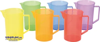 Obrázok produktu pre EDUPLAY 120576 Priehľadné odmerky, 300 ml, transparentné, 6 kusov (1 sada)