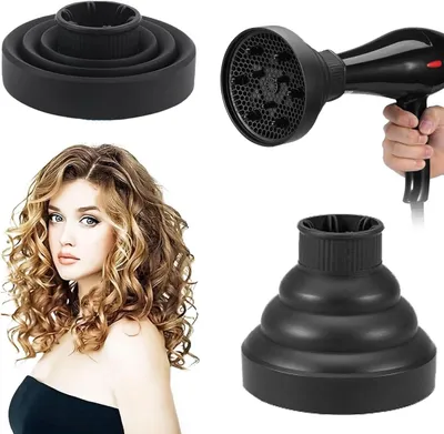 Produktbild von Haartrockner Diffusor, faltbar, universal, Silikon, für Locken