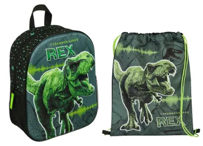 Image de Ensemble de sacs Jurassic World : sac à dos et sac de sport