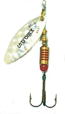 Produktbild von Mepps Aglia Longue Rainbow Spinner Gr. 1 silberfarben 4,5g