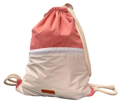 Immagine prodotto di Borsa da ginnastica Smikkels rosa - Borsa sportiva sostenibile per bambini