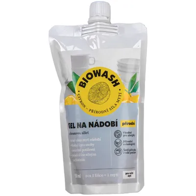 Immagine prodotto di gel lavastoviglie BioWash con olio essenziale di limone