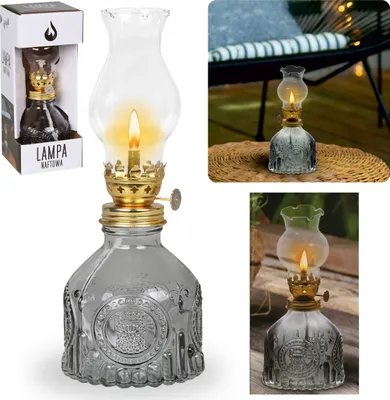Produktbild von Dekorative Petroleumlampe im Retro-Stil – 19,5 cm