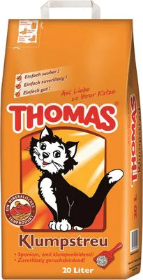 Produktbild von Katzenstreu THOMAS klumpend 20 l
