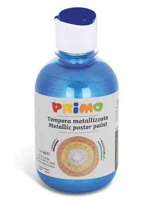 Produktbild von Primo 233TM300500, Blau, Plakatfarbe, Flüssigkeit, 300 ml, 1 Stück(e)