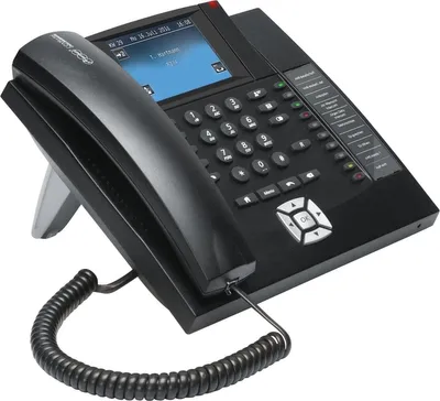 Produktbild von Auerswald COMfortel 1400 IP, Analoges Telefon, Freisprecheinrichtung, 100 Eintragungen, Schwarz