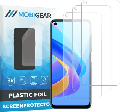 Produktbild von Mobigear  OPPO A76 Displayschutz Schutzfolie - Hüllenfreundlich (3er Pack)
