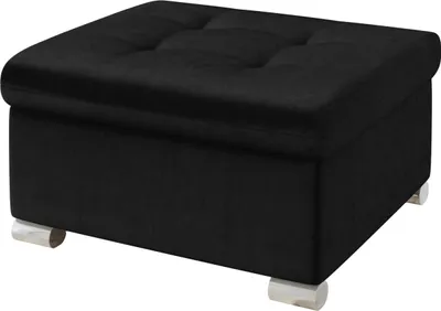 Produktbild von MIRJAN24 Polsterhocker Niko Klein, Stilvoll Sitzhocker vom Hersteller, Moderne Hocker (Farbe: Magic Velvet 2219)