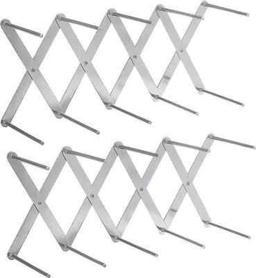 Produktbild von Famanu Spareribs Halter Grill - 2-teilig, aus Edelstahl, faltbar