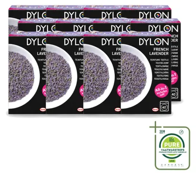 Obrázek produktu pro 12 kusů barviva na textil Dylon All-in-One, odstín francouzská levandule, 350 g, velkopack