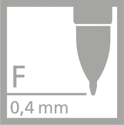 Obrázok produktu pre Gélom plnená pera, 0,4 mm, STABILO "Palette", modrá
