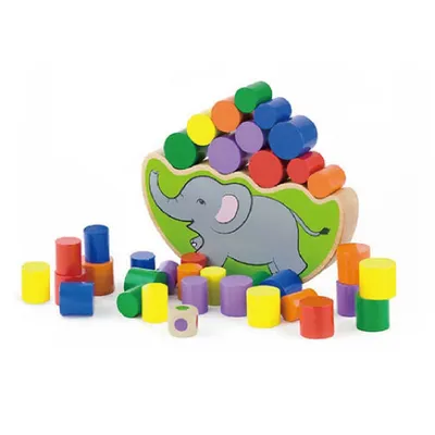 Produktbild von Holzspiel Viga Balancierender Elefant