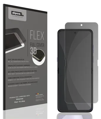 Produktbild von Full Cover Privacy Blickschutzfolie für Motorola Razr 70 Ultra Innenseite Folie Anti-Shock