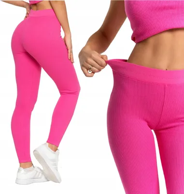 Produktbild von Damen Leggings aus gerippter Baumwolle, lang, blickdicht, modisch, MORAJ, XXL