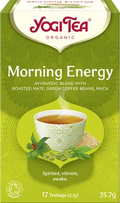 Obrázok produktu pre čaj Ranná Energia 17 x 2,1 g - YOGI TEA