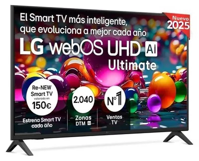 Zdjęcie produktu dla LG UHD AI 43UA75006LA, 109,2 cm (43"), 3840 x 2160 px, LED, Smart TV, Wi-Fi, Czarny