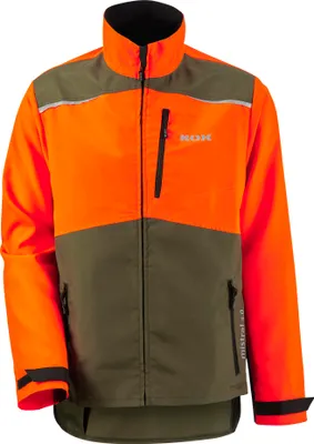 Produktbild von KOX Forstjacke Mistral 3.0 Grün/Orange Größe XL | KWF-Standard | Nicht wasserbeständig | Atmungsaktiv