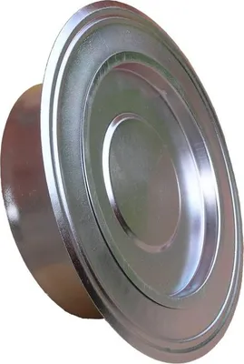 Obrázek produktu pro ŽEMINI, růžice kouřovodu s víčkem, průměr 150 mm, pozinkovaná