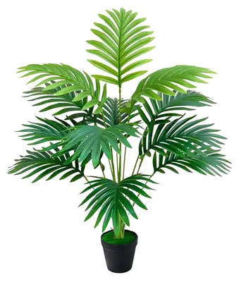 Productafbeelding van Kunstpalm - Natuurgetrouwe uitstraling - Decoratie voor binnen - 67 cm hoog