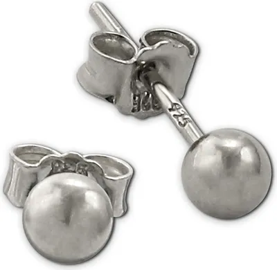 Produktbild von SilberDream Ohrringe Kugel Damen 925 Sterling Silber Ohrstecker SDO597J4S