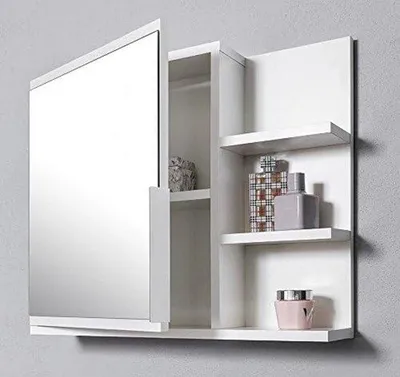 Productafbeelding van Famanu badkamerspiegelkast met planken - 14 x 50 x 60 cm