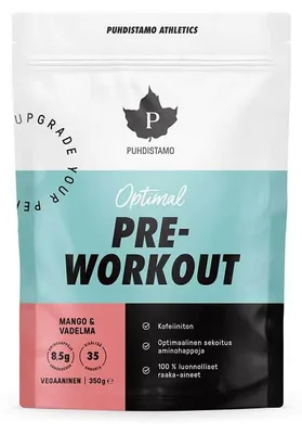 Produktbild von Pre-Workout Caffeine Free Pulver, Himbeere, Mango, 350 g