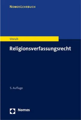 Obrázek produktu pro Religionsverfassungsrecht