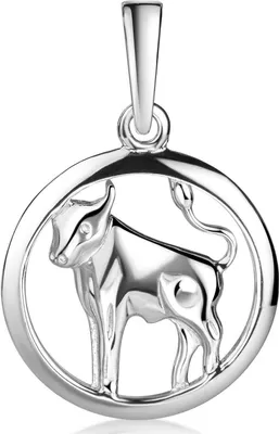 Produktbild von MATERIA by Matthias Wagner Kettenanhänger Sternzeichen Stier 925 Silber wahlweise mit Kette 42-47cm KA-492