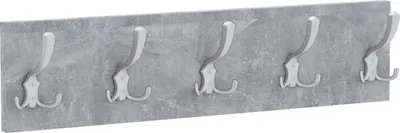 Obrázek produktu pro AKKE Beton Garderobenleiste horizontální malé ALU háčky ŠxV: 60x15 cm
