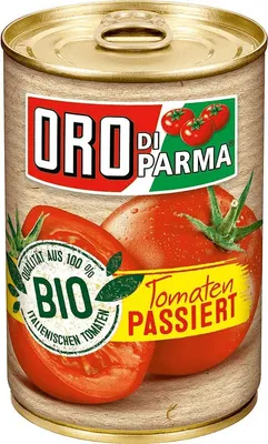 Immagine prodotto di Hengstenberg Pomodori Colati Biologici Oro di Parma in barattolo 400g