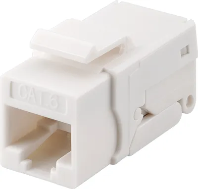 Image de Connecteur réseau CAT6 UTP Keystone - Toolless