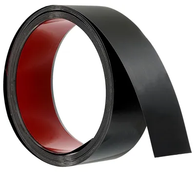 Edelstahl Wandverkleidung selbstklebend, 5 m x 5 cm, schwarz