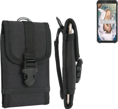 Produktbild von K-S-Trade Handyhülle kompatibel mit Blackview BV5500 Gürteltasche Holster Handytasche Gürtel Tasche Schutzhülle Robuste Handy Schutz Hülle Tasche