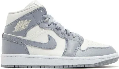 Produktbild von Air Jordan 1 Mid Grey Sail - EU: 42.5