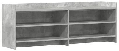 Produktbild von vidaXL TV-Schränk 135 x 33 x 47 cm Betongrau Holzwerkstoff