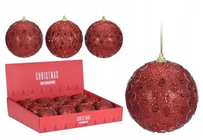 Immagine prodotto di Guaina per albero di Natale rossa infrangibile 10 cm