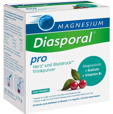 Produktbild von Magnesium-Diasporal Pro Herz und Blutdruck Trinkpulver, 30 St. Beutel