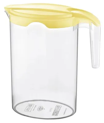 Image de Pichet en plastique avec couvercle - 1,75 litre - Plastique