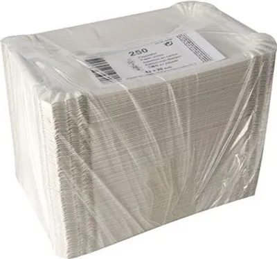 Produktbild von 1500 tradingbay24 Teller, Pappe [rc] eckig 13 cm x 20 cm weiss tbU95646 Einewgteller Pappteller
