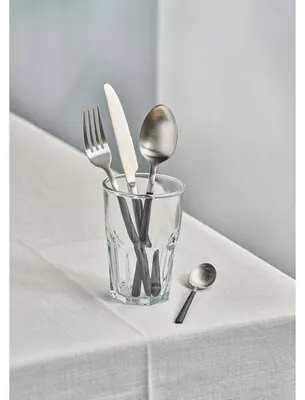 Immagine prodotto di Set di posate - STILE ELEGANTE E MODERNO - Olivia, 16 pezzi - Nero opaco - Acciaio inossidabile - Design alla moda